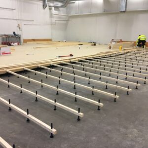 Subfloor Wooden joist Assembly