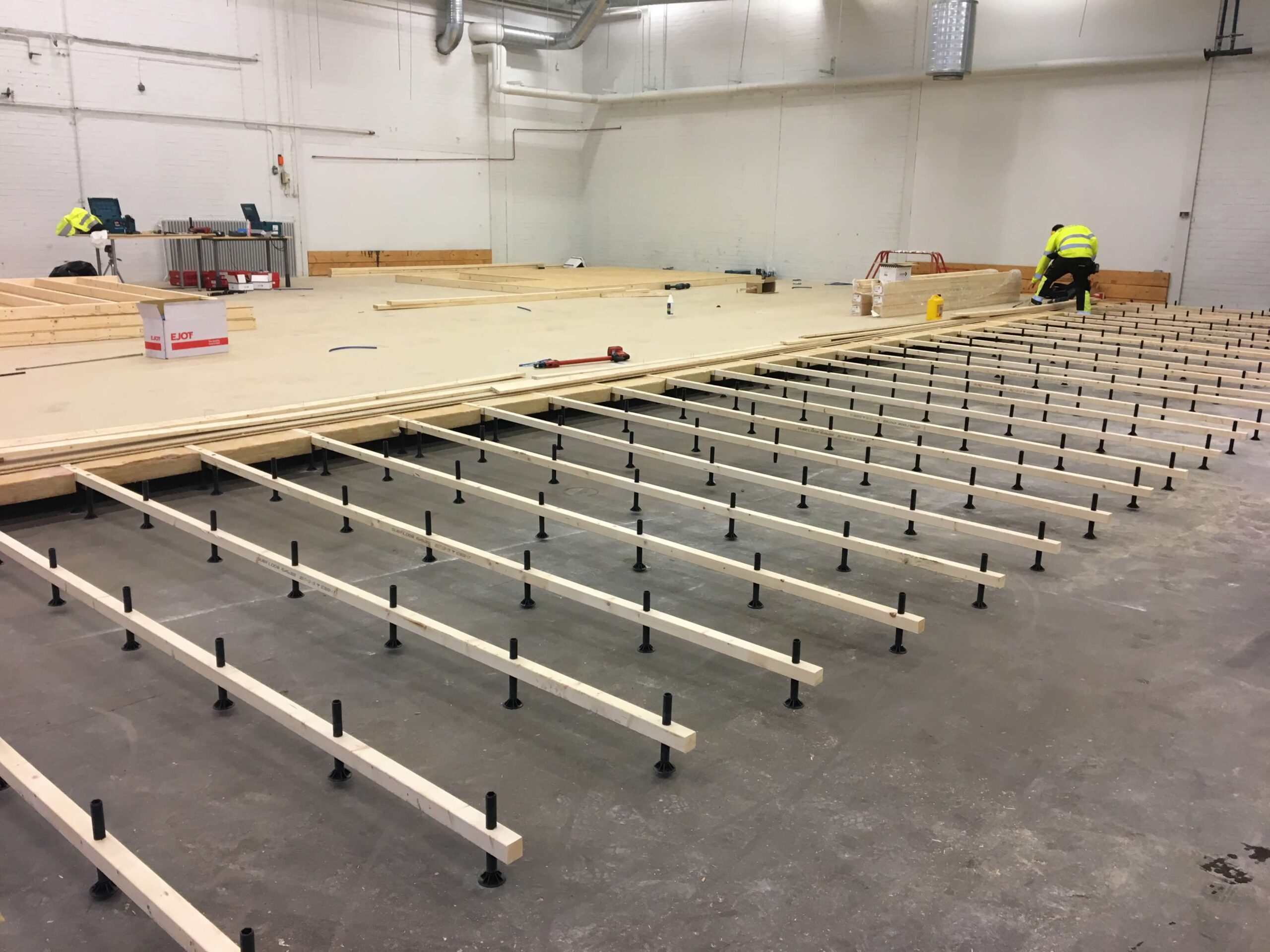 FLS Ltd. SubFloor Commercial Floor, Sweden